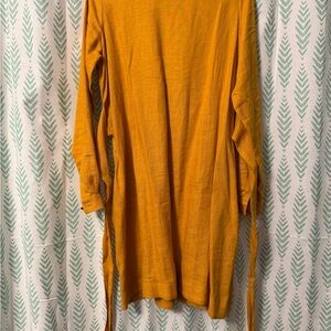 NichStore linen wrap dress